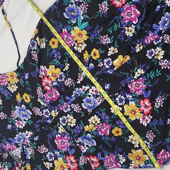 Time and Tru floral button-down dress sz XXL 20 - Picture 8 of 13